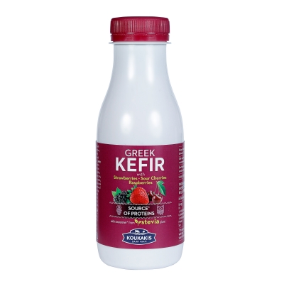 Kefir ai frutti rossi con stevia 330ml