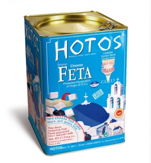 Feta DOP a cubetti in latta 12kg