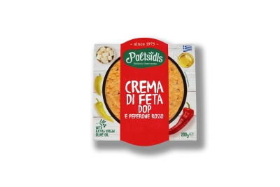 Crema di Feta DOP e peperone rosso vaschetta 200g
