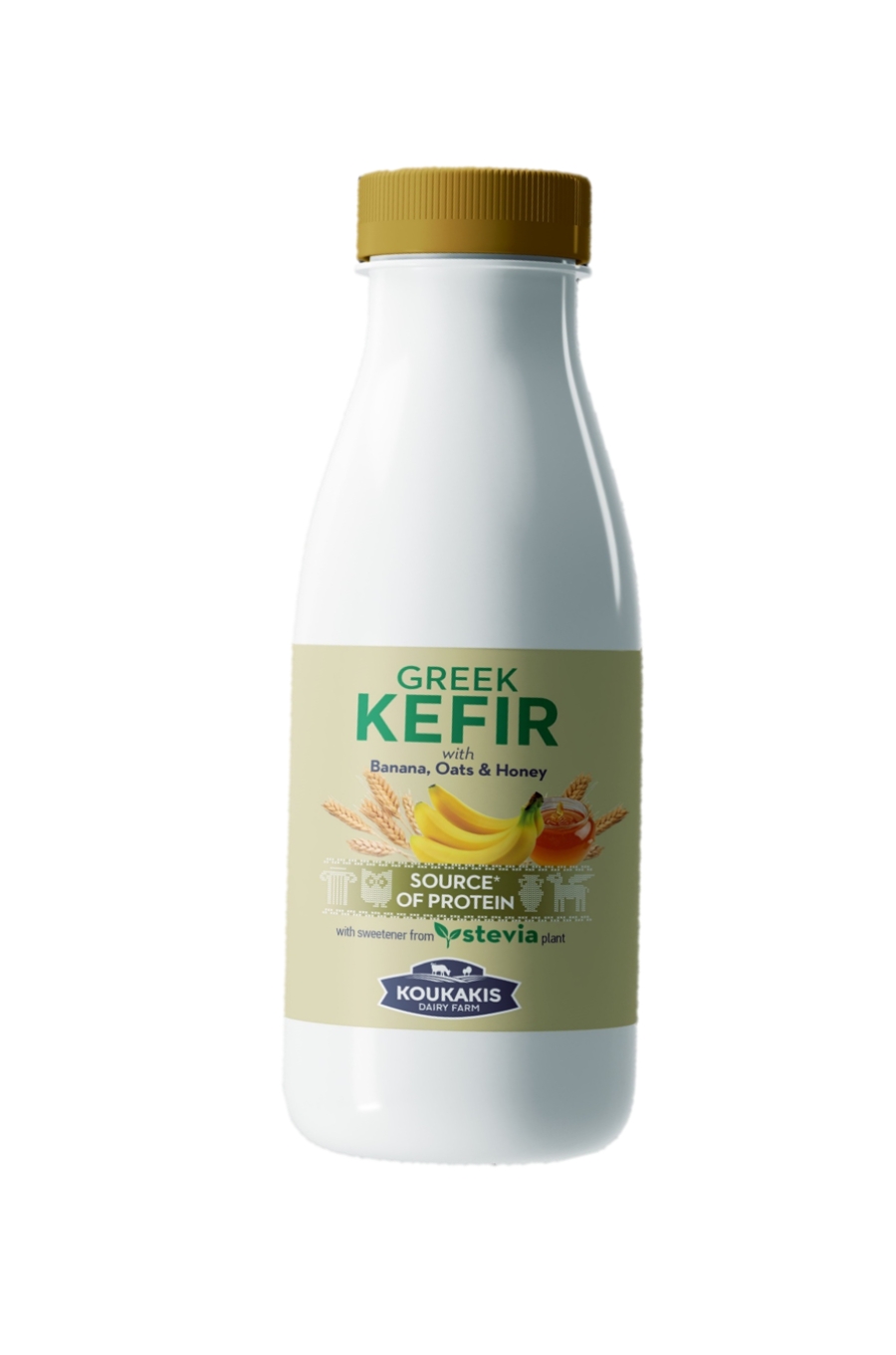 Kefir banana, avena, miele 330ml - Adonis SRL